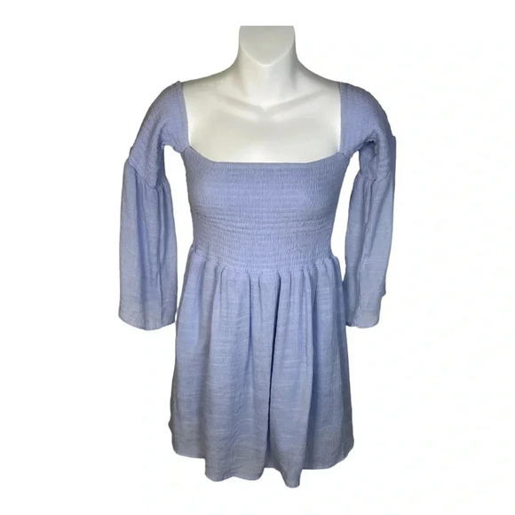 Entro Babydoll Puff‎ Sleeve Dress - Picture 2 of 4